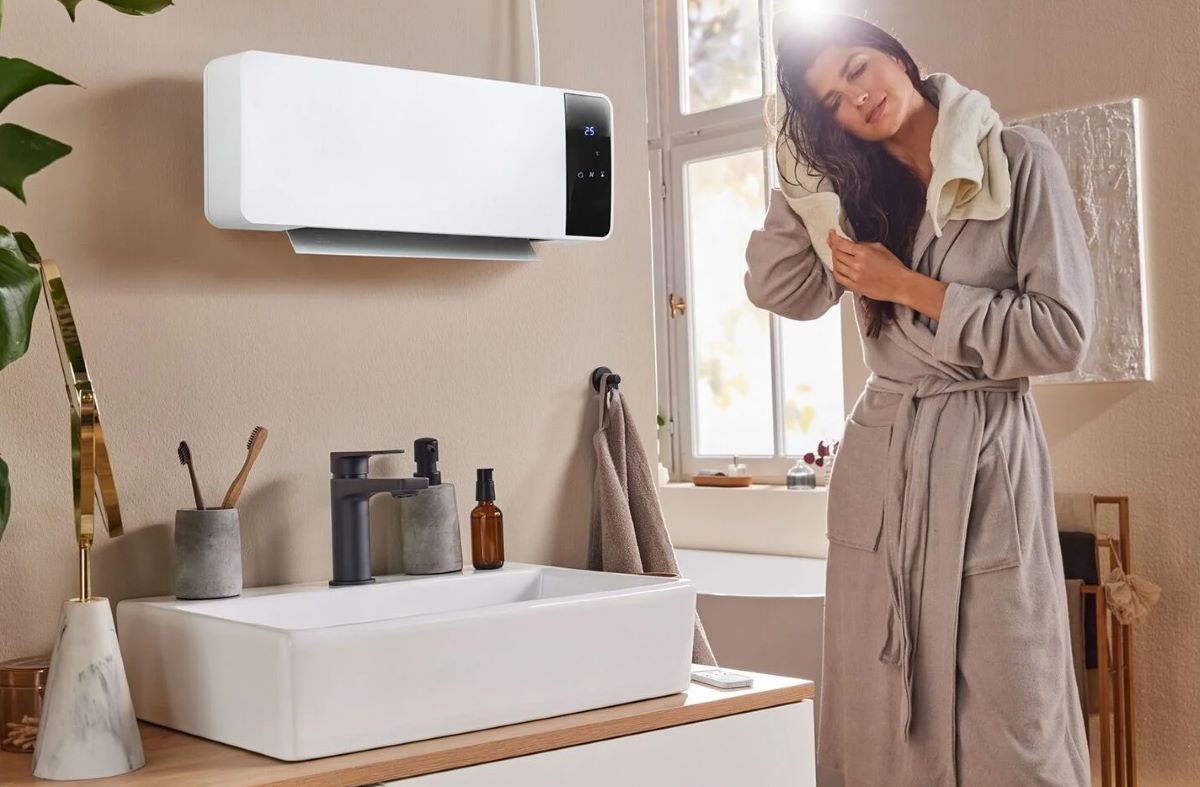 Calefactor cerámico de pared con 2000 W de Lidl