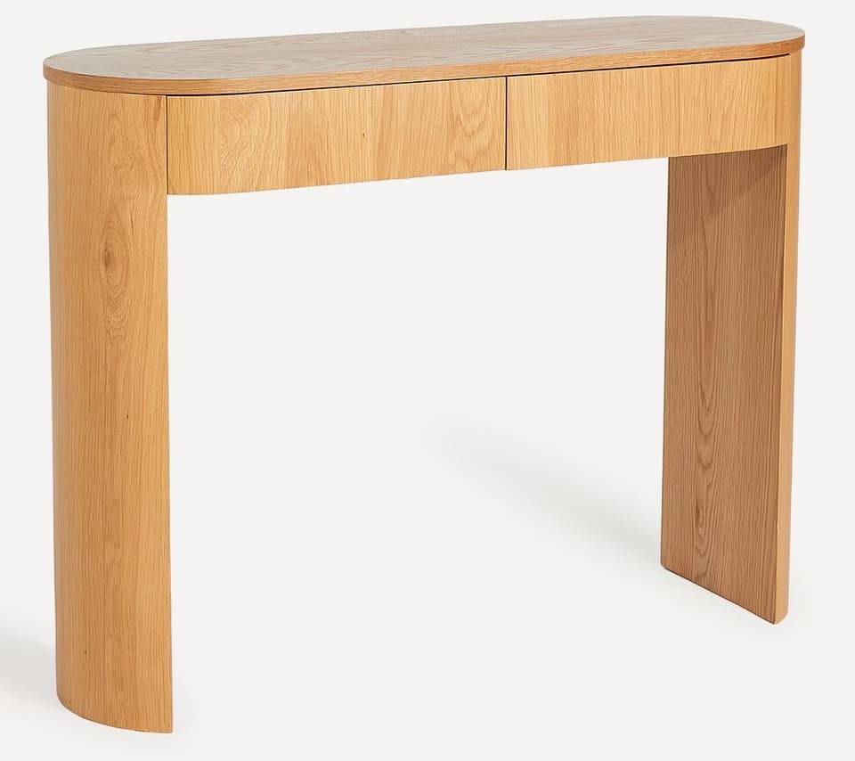 La nueva consola de madera de roble Helen Room de El Corte Inglés