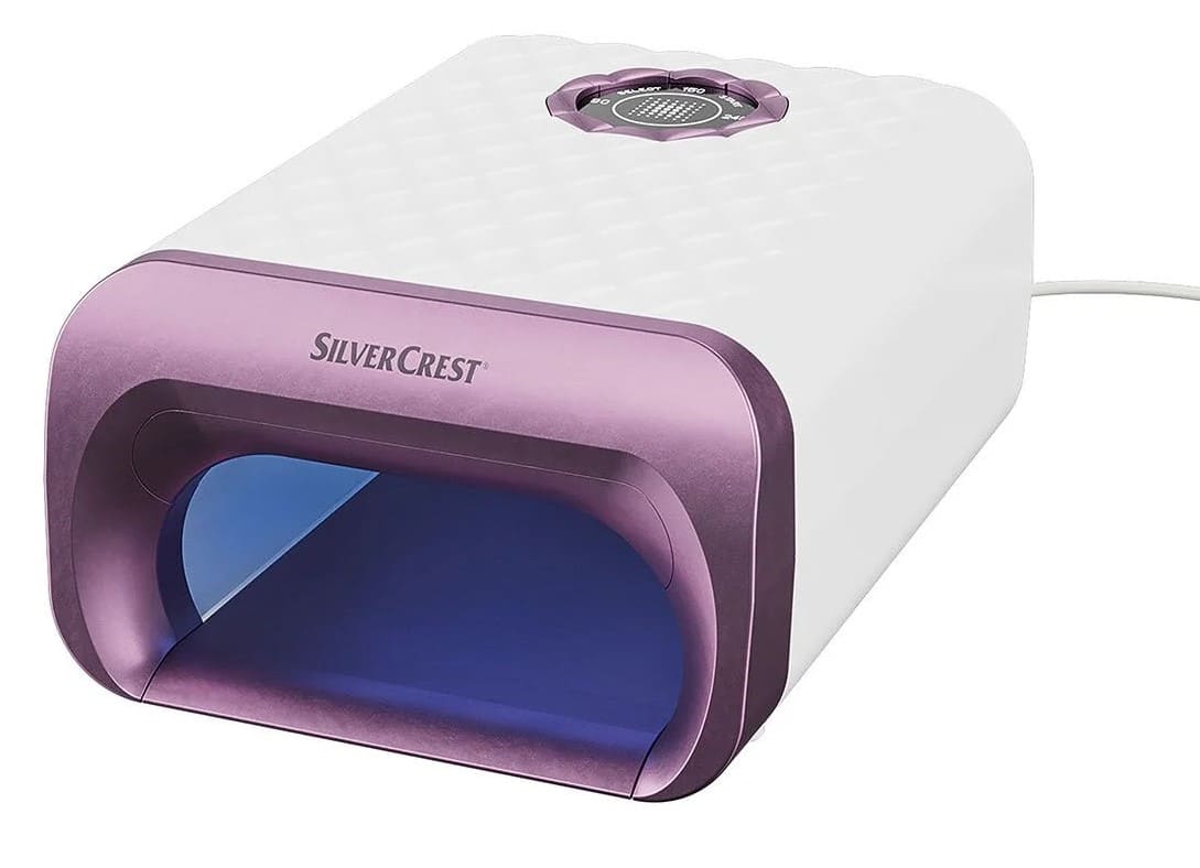 Secador de uñas ultravioleta LED de 45 W Silver Crest