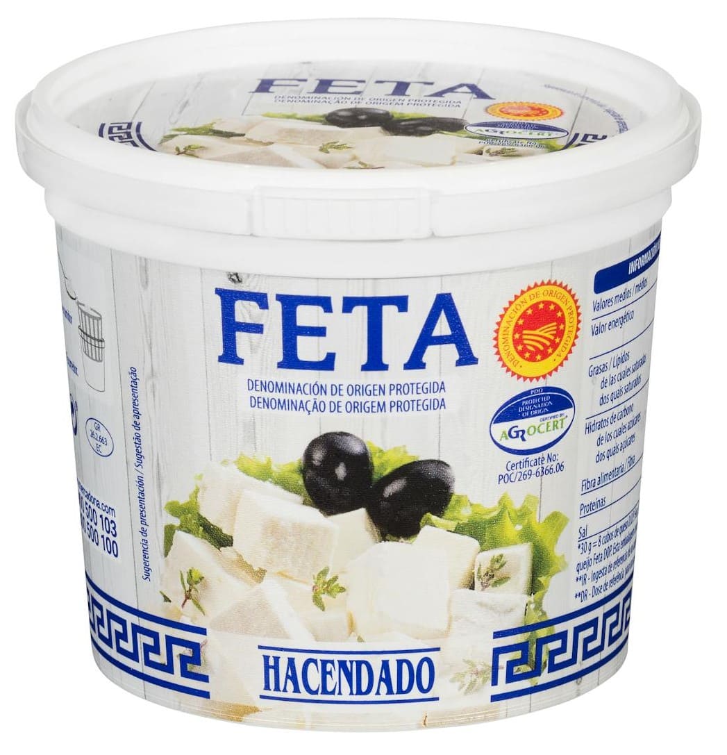 Queso feta mezcla Hacendado