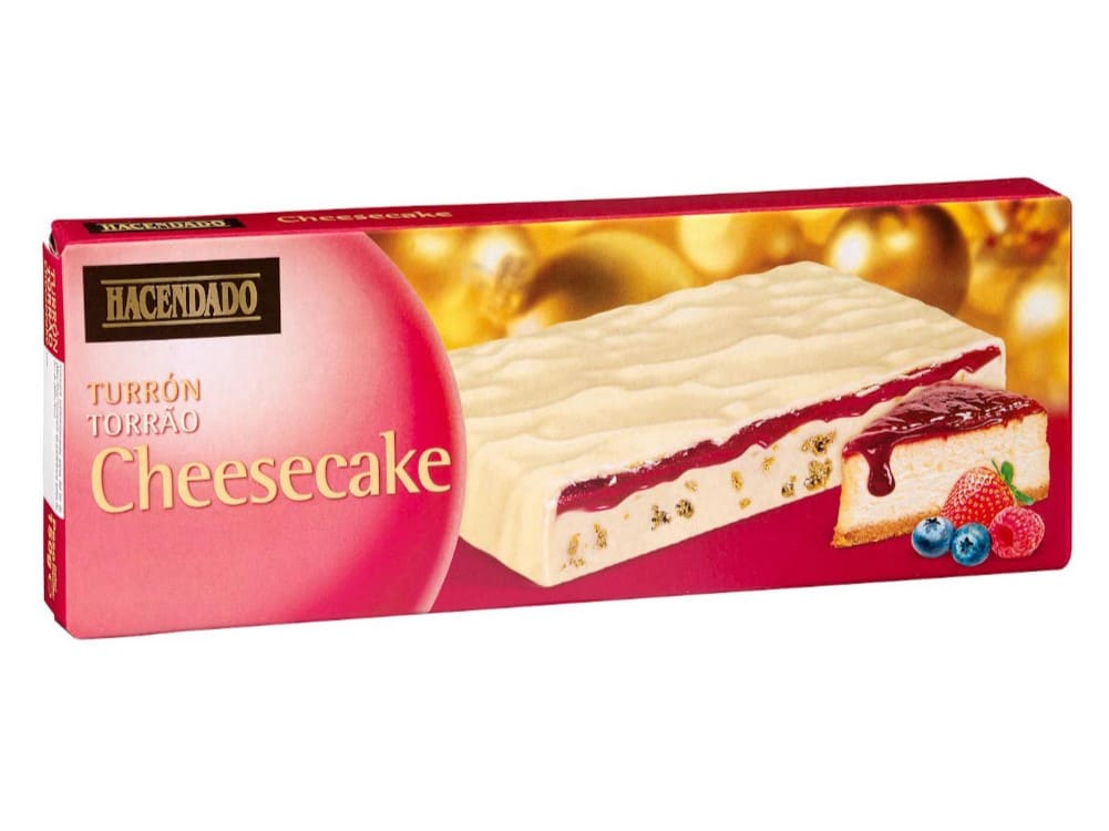 Turrón de cheesecake Hacendado