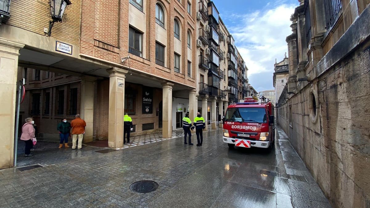 Camión de bomberos en Jaén