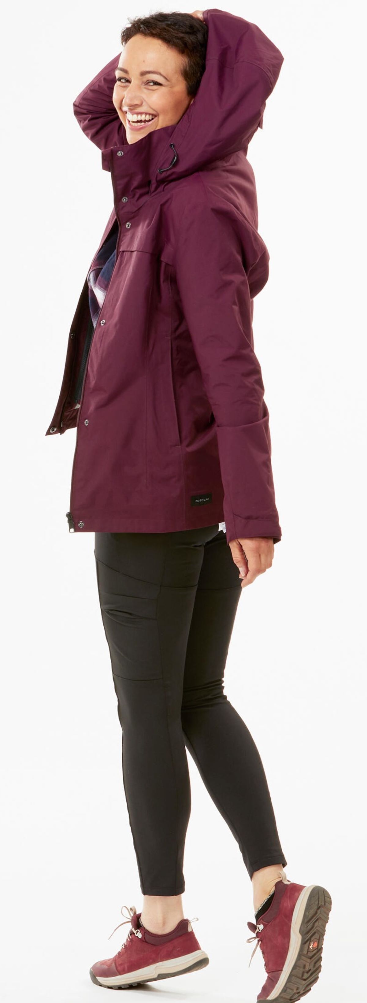 Chaqueta impermeable Forclaz Travel 100 de Decathlon