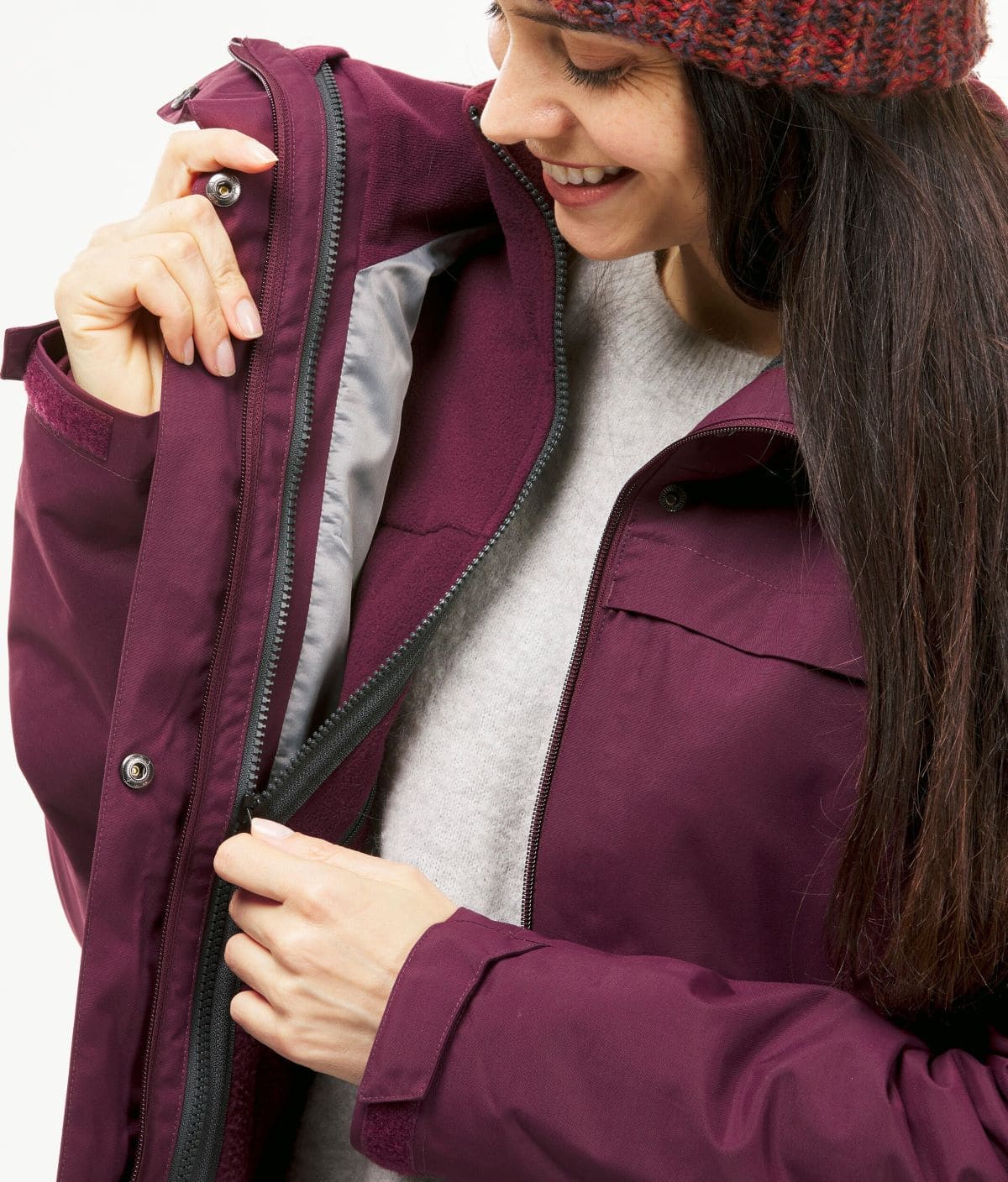 Chaqueta impermeable Forclaz Travel 100 de Decathlon