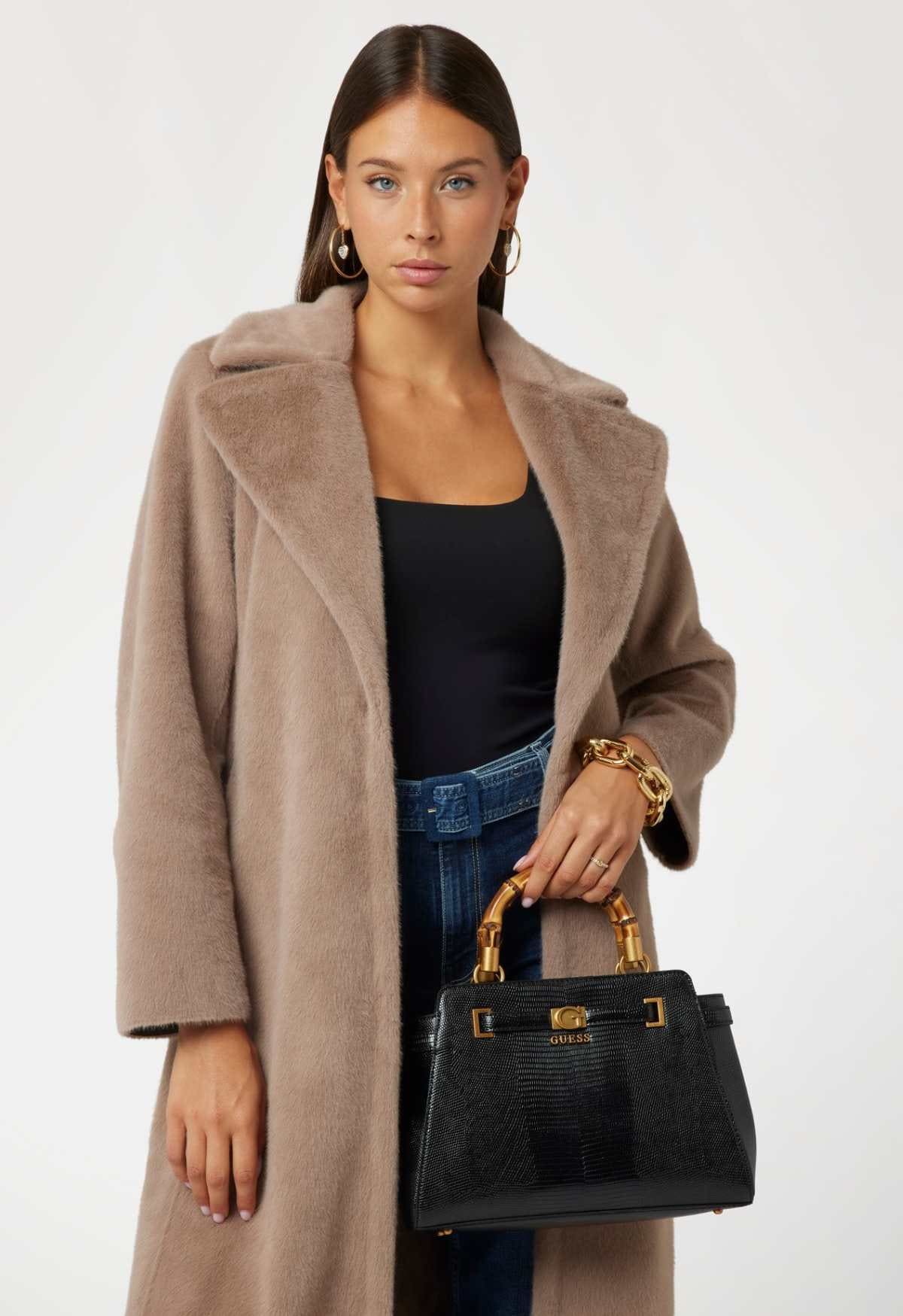 Bolso de mano Sibel con estampado pitón de Guess