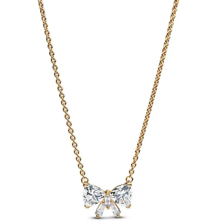 Collar de lazos brillante Pandora