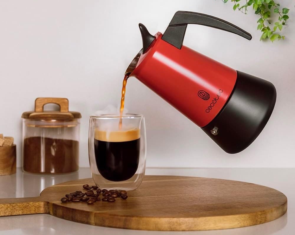 Cecotec Cafetera Italiana Piccolina 600 Gold de Amazon