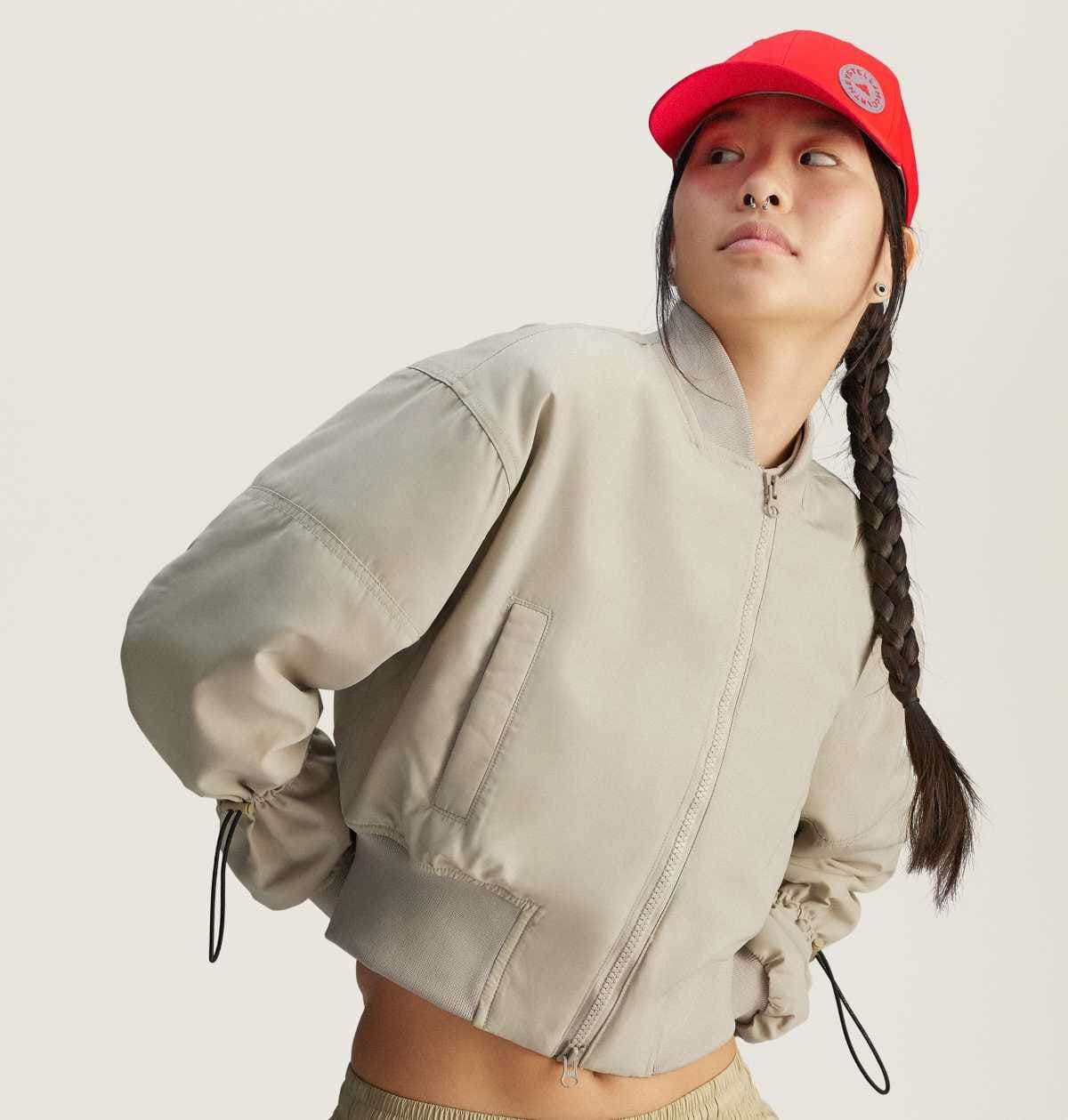 Chaqueta bómber adidas by Stella McCartney TrueNature Woven Cropped