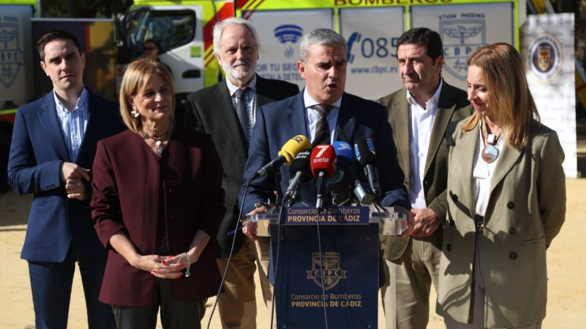 José Ortiz, presidente del Consorcio de Bomberos en la provincia de Cádiz | Cristo García