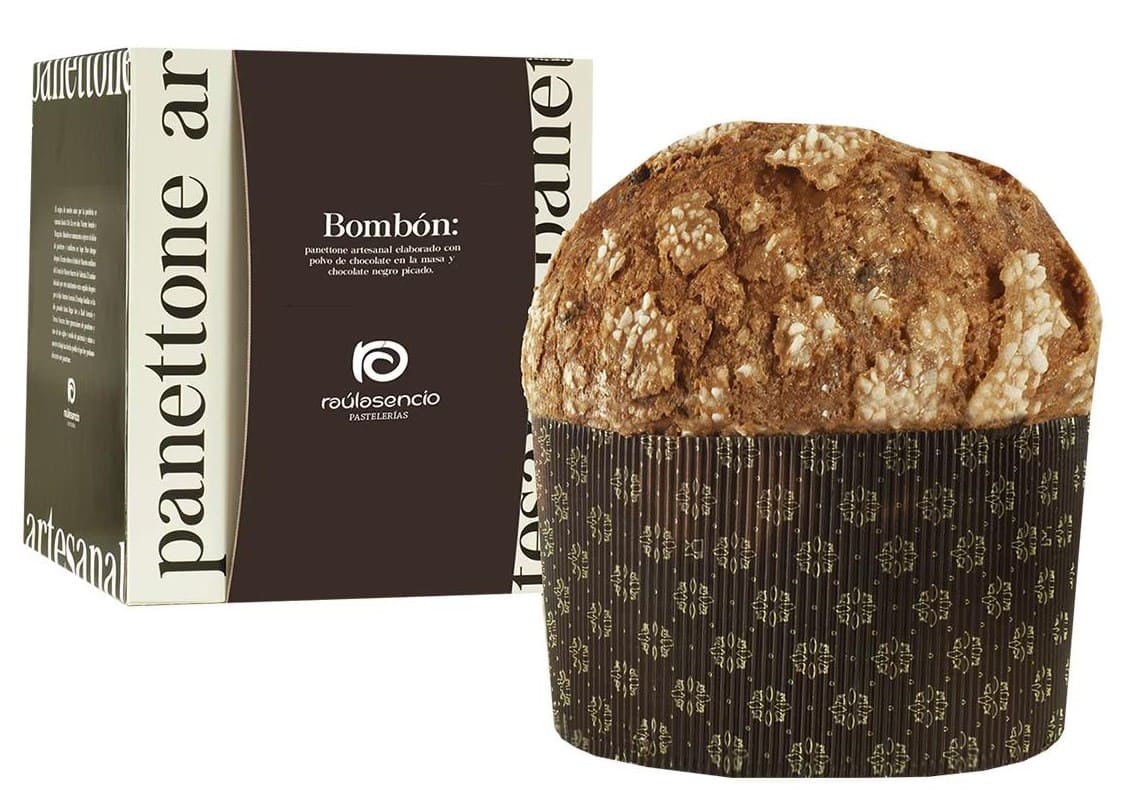 Panettone bombón de chocolate negro al 70 Raúl Asencio