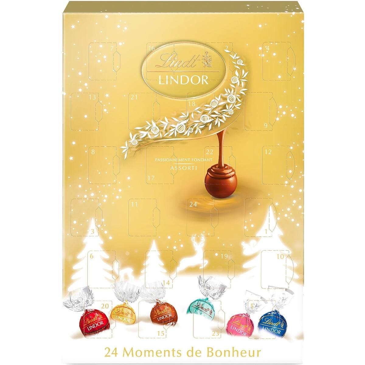 Calendario de Adviento con bombones LINDT