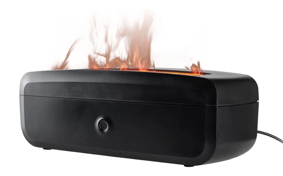 Chimenea decorativa con función de humidificación de aire de 200 W MaxxMee