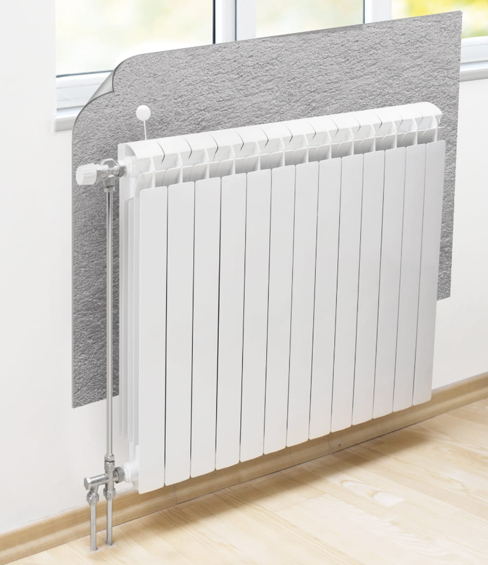 Panel reflectante de calor para radiador AXTON