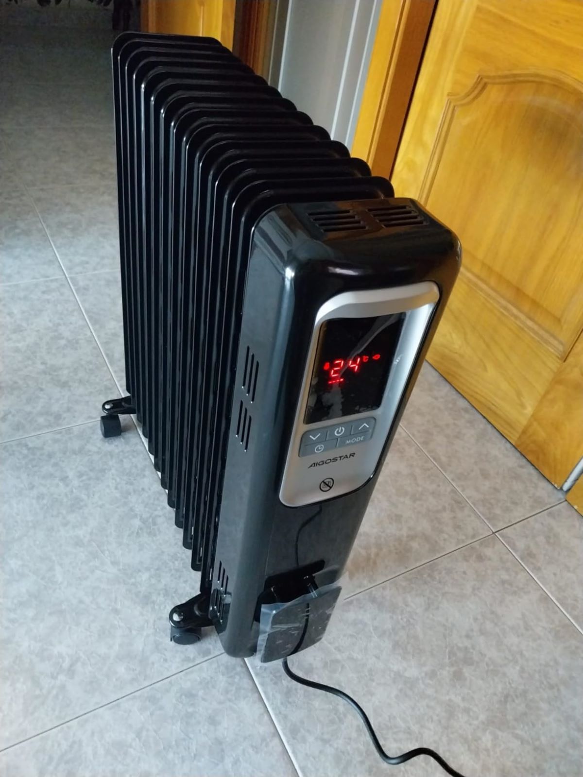 Radiador de aceite portátil de 13 elementos Aigostar de Amazon