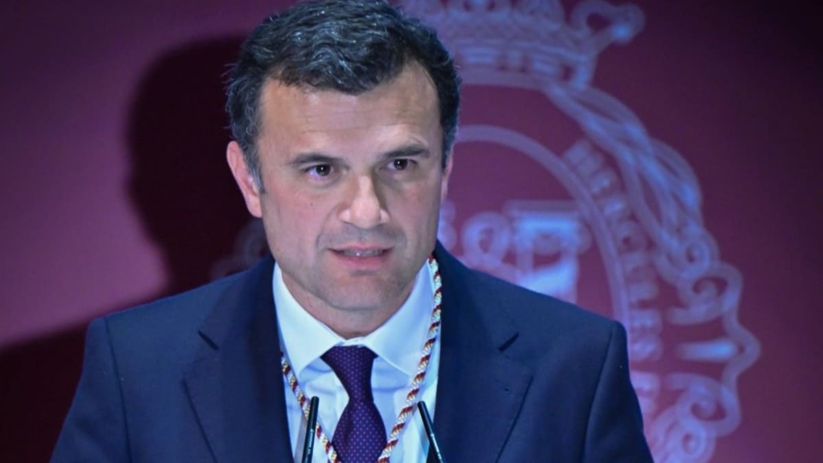 Bruno García, alcalde de Cádiz, durante su discurso