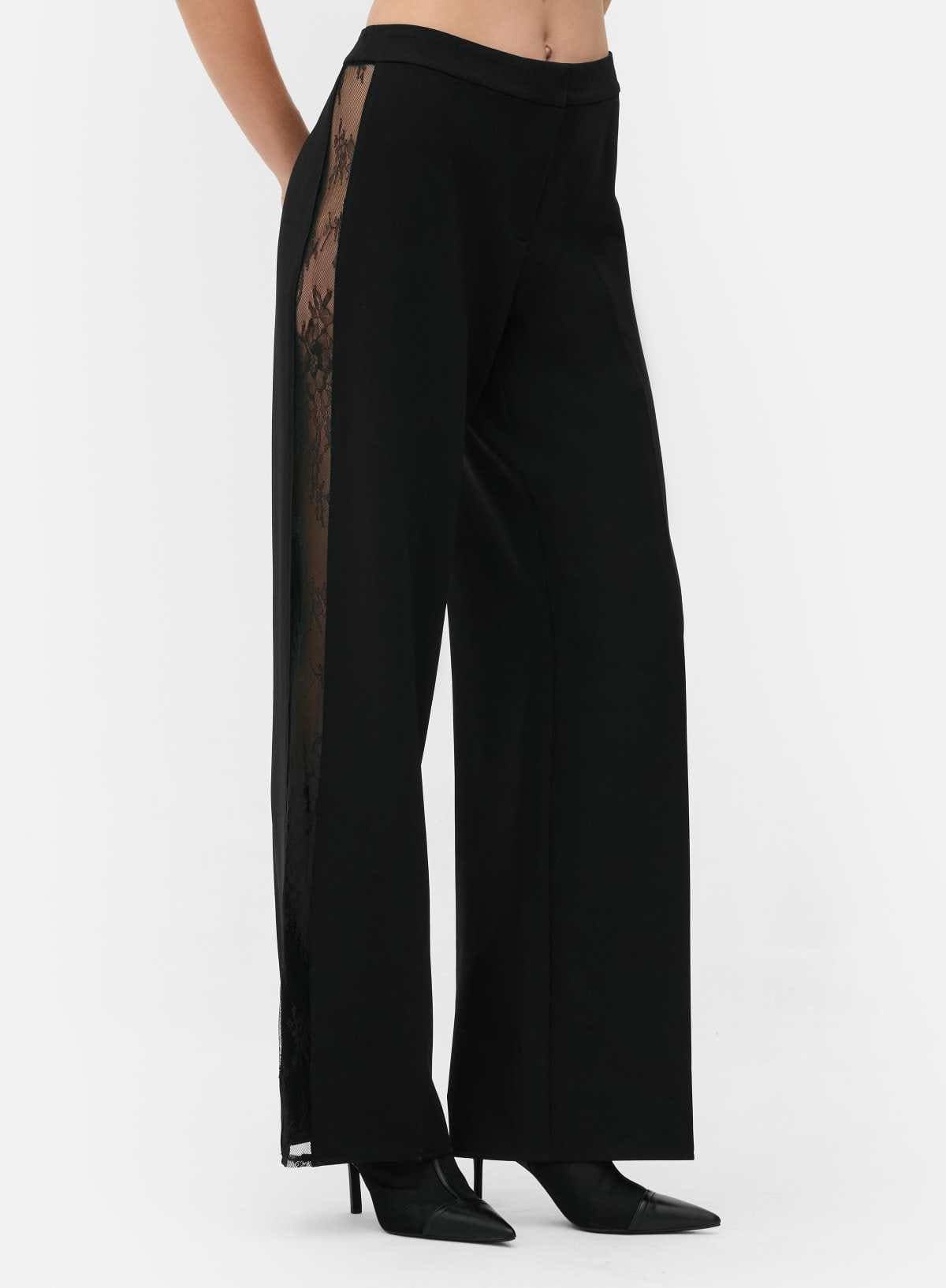 Pantalón de pernera ancha con encaje de Rita Ora de Primark