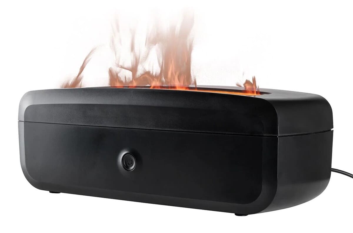 Chimenea decorativa con función de humidificación de aire de 200 W MaxxMee