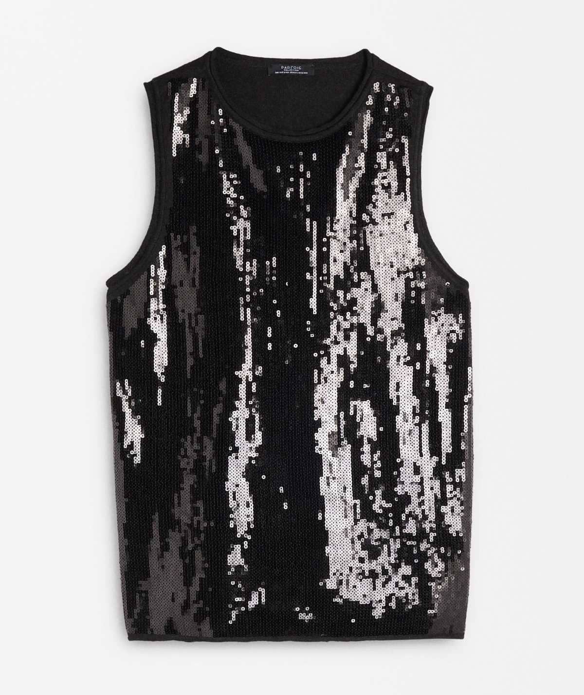 Top De Punto Con Lentejuelas de Parfois