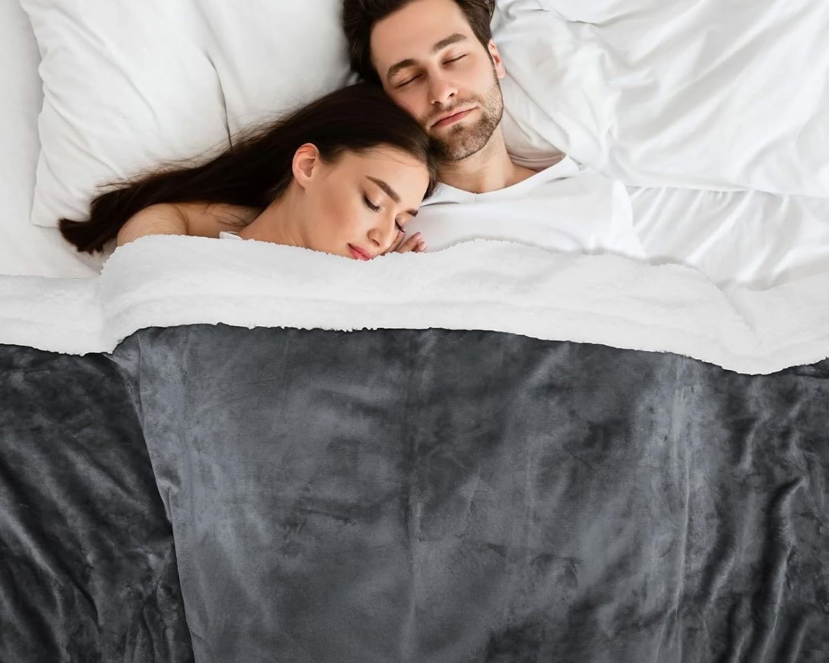 Manta eléctrica de 200 x 180 cm anysun de Amazon