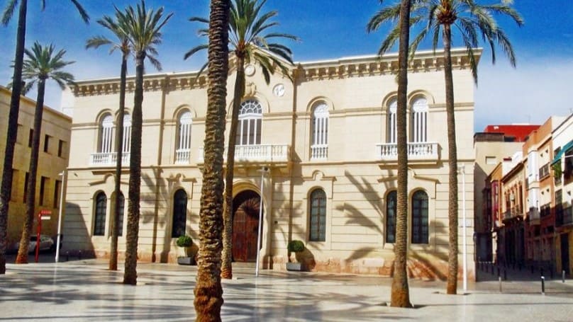 Imagen del casco histórico de Almería