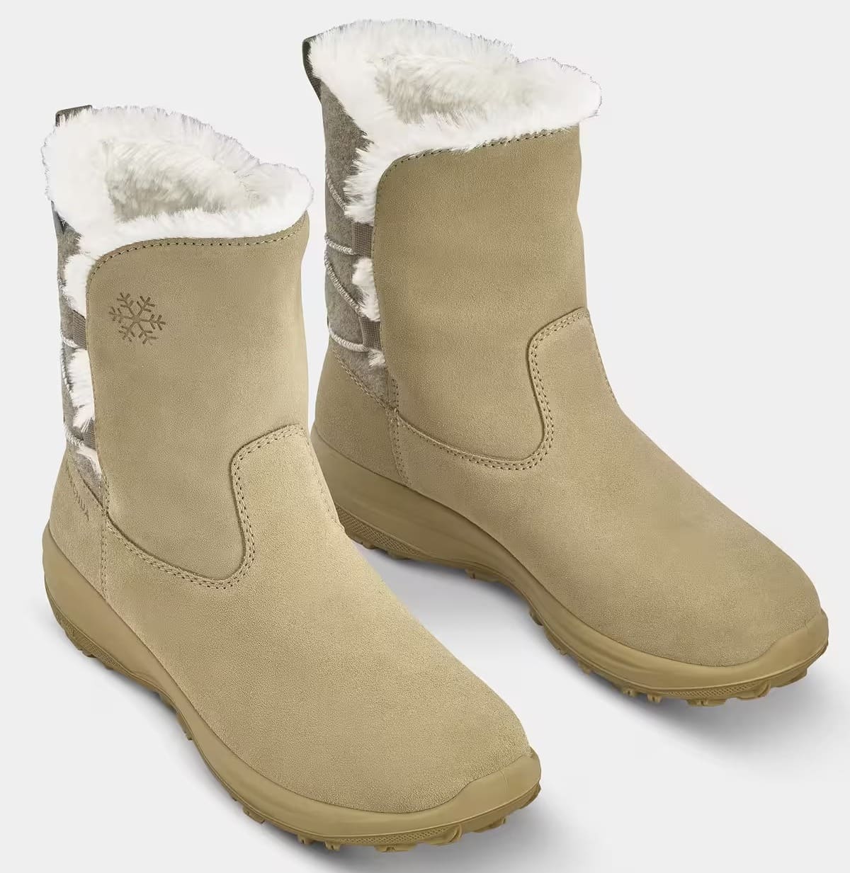 Las botas de nieve y apreski impermeables de piel Quechua SH500 en Decathlon