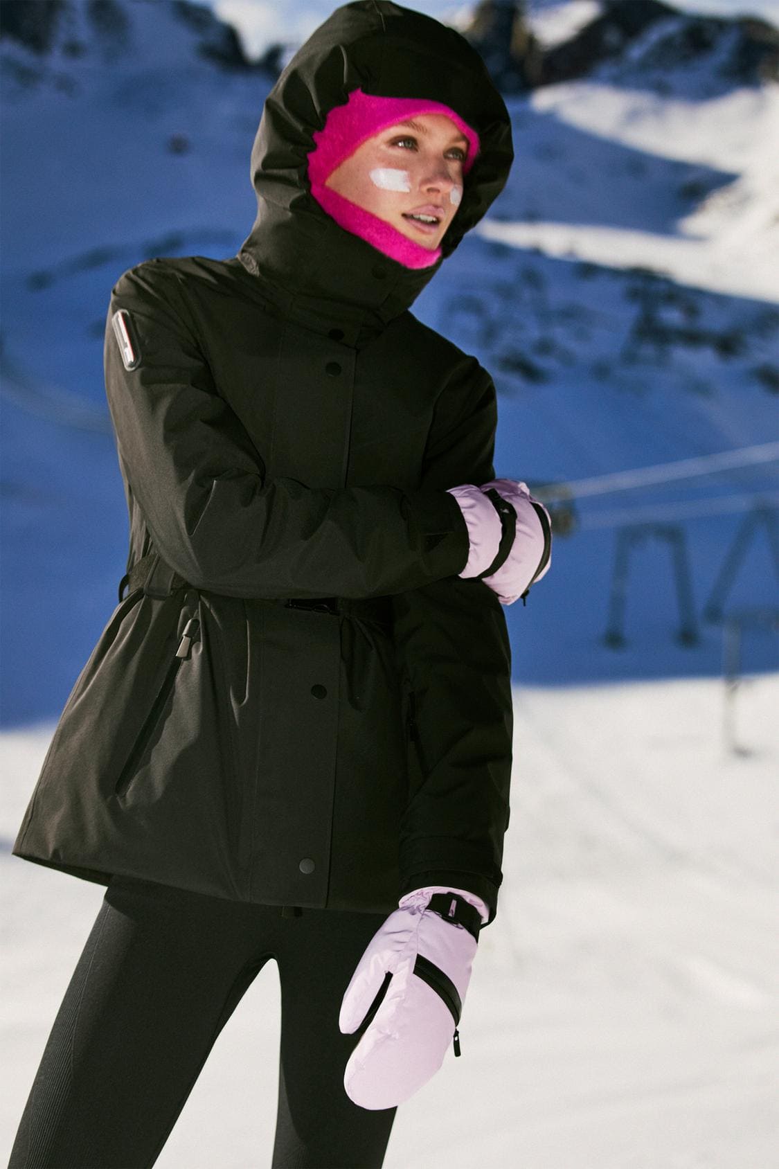 El nuevo anorak acolchado Water and Wind Protection RECCO Technology Ski Collection de Zara