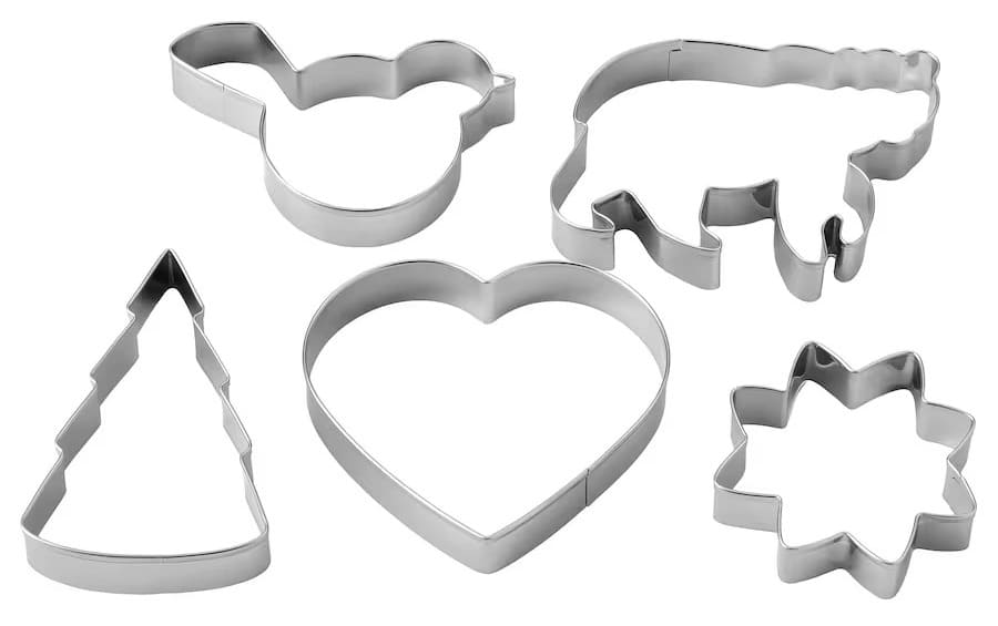 El nuevo juego de cinco cortapastas VINTERFINT de Ikea