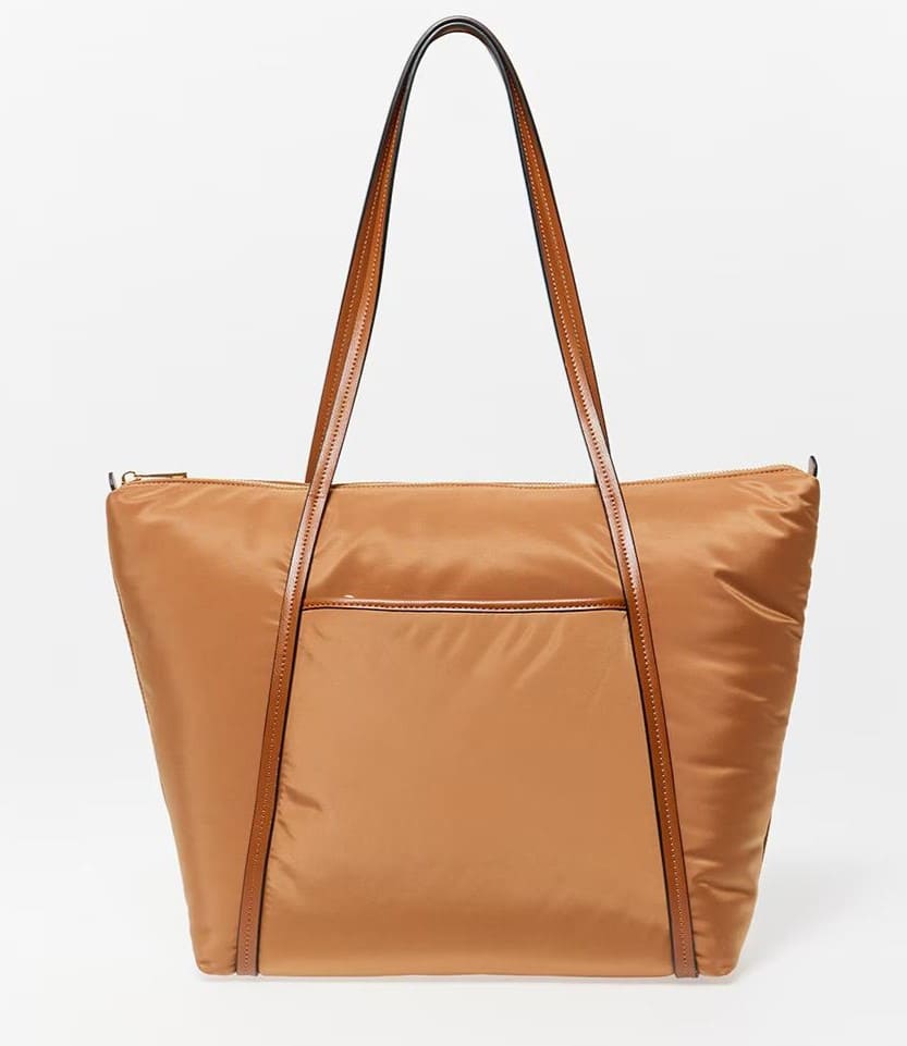 Bolso shopper de tiras con bolsillos