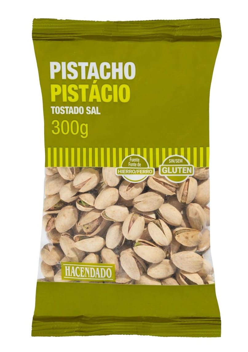 Pistacho tostado Hacendado con sal