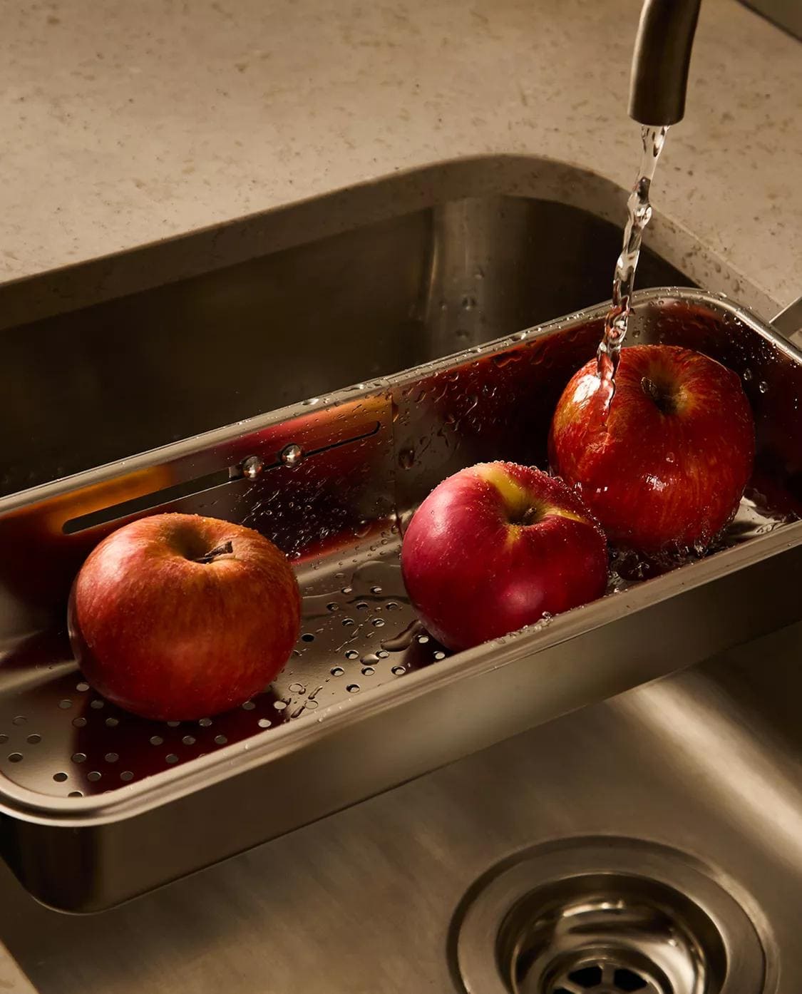 Escurridor de metal extensible