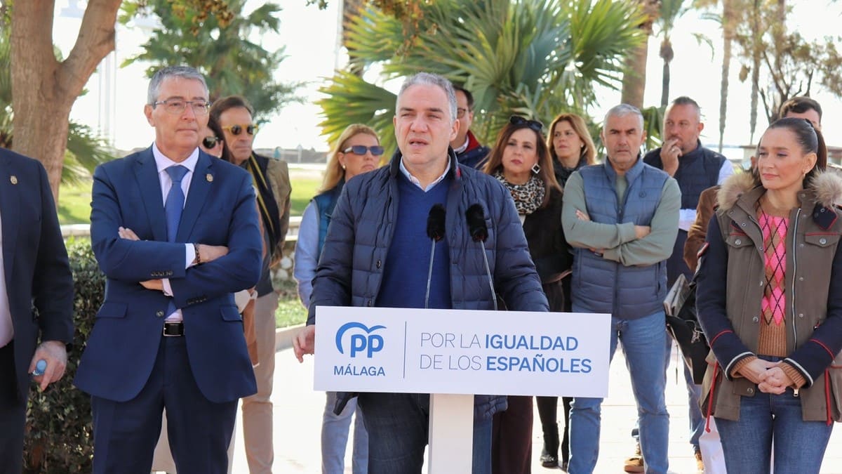 Elías Bendodo ha participado en un acto en Málaga