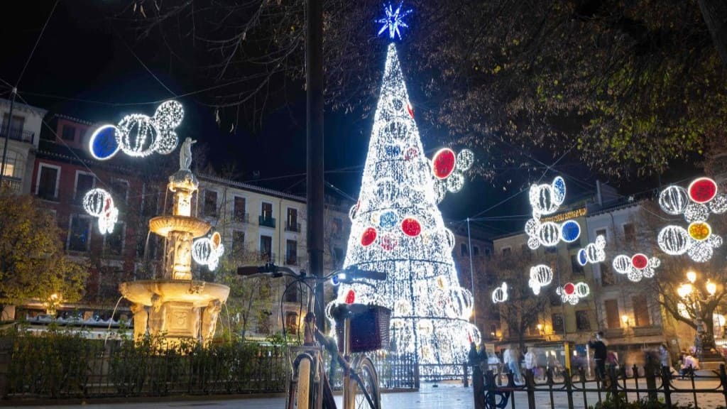 Iluminación de Navidad en Granada