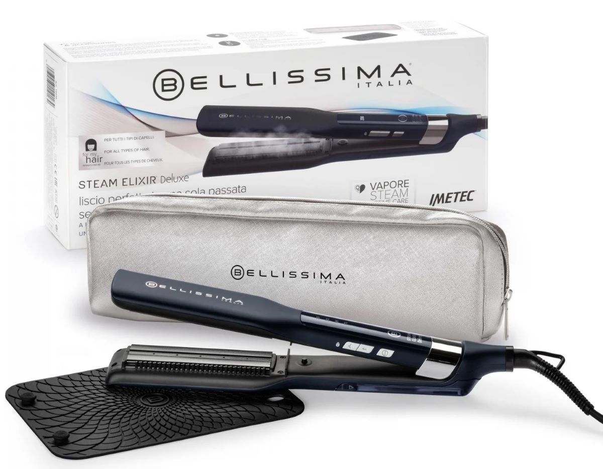 Plancha de pelo Bellissima Steam Elixir Deluxe de Carrefour