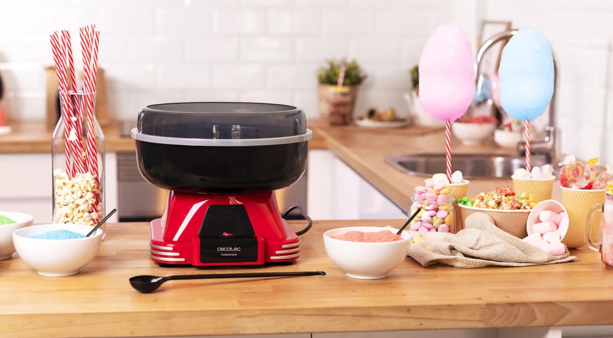 La máquina de algodón de azúcar Cecotec Fun & Sugar con diseño retro en El Corte Inglés