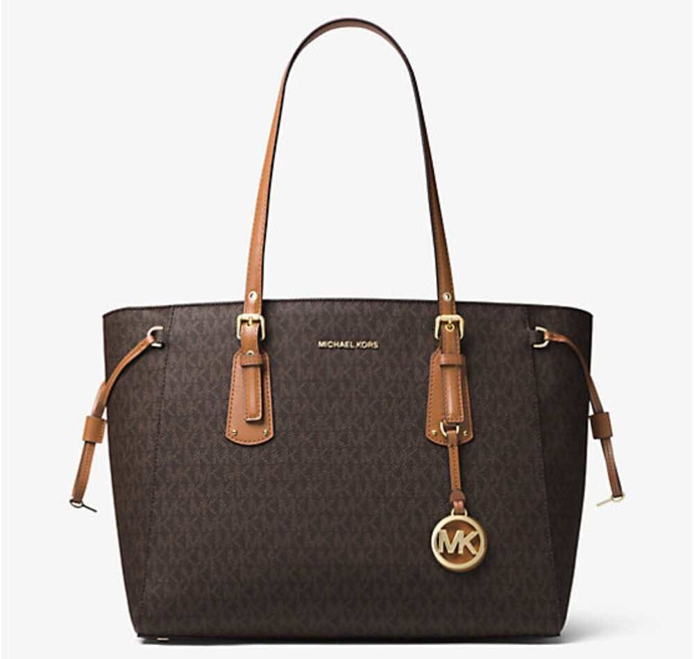 Bolso tote Voyager mediano con logotipo de Michael Kors
