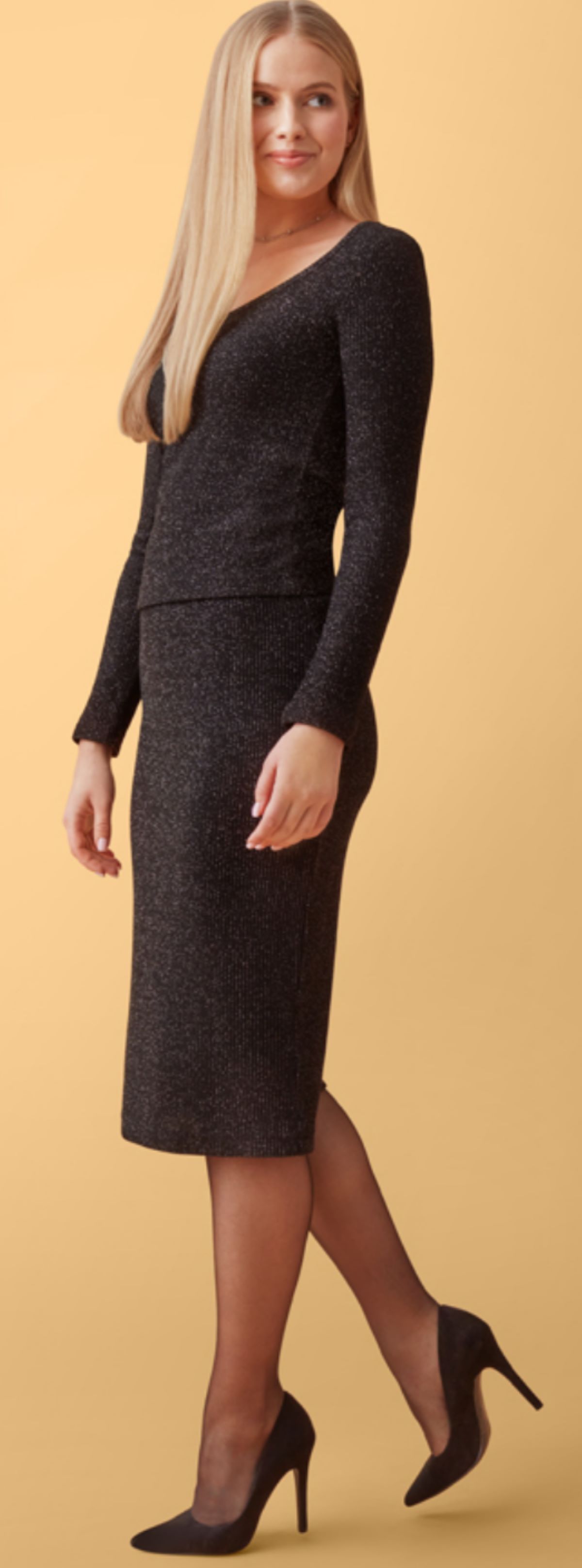 Conjunto de fiesta brillante de Pepco