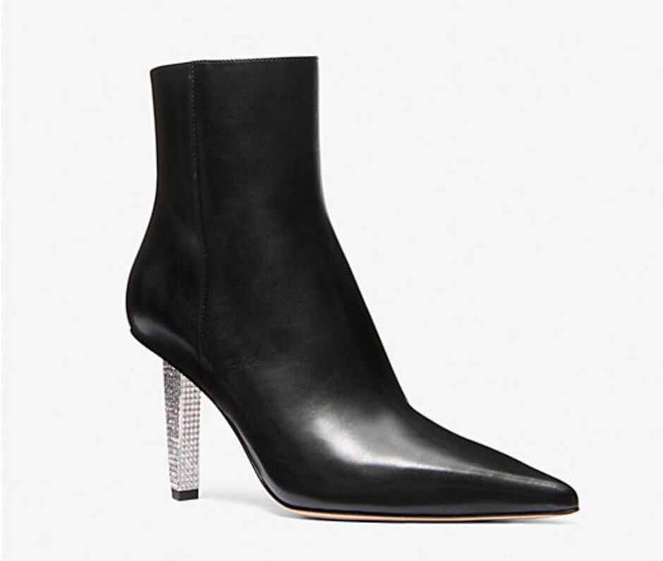 Botín Halle de piel con adornos 