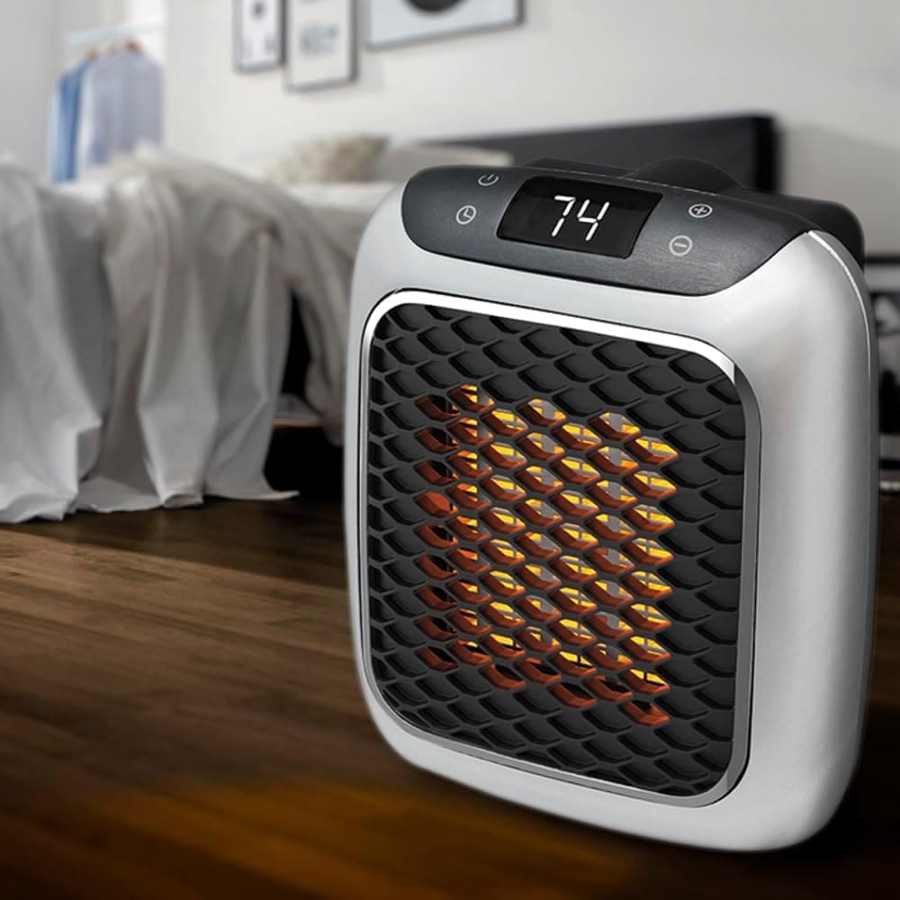 El nuevo mini calefactor de enchufe con temperatura ajustable UBOON de Amazon