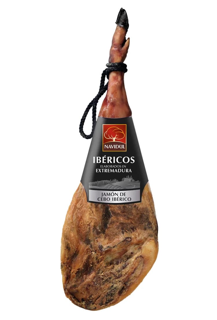 El jamón de cebo ibérico NAVIDUL en Alcampo