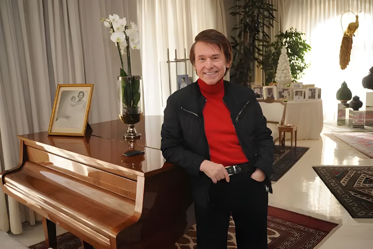 Raphael en su casa en Boadilla del Monte