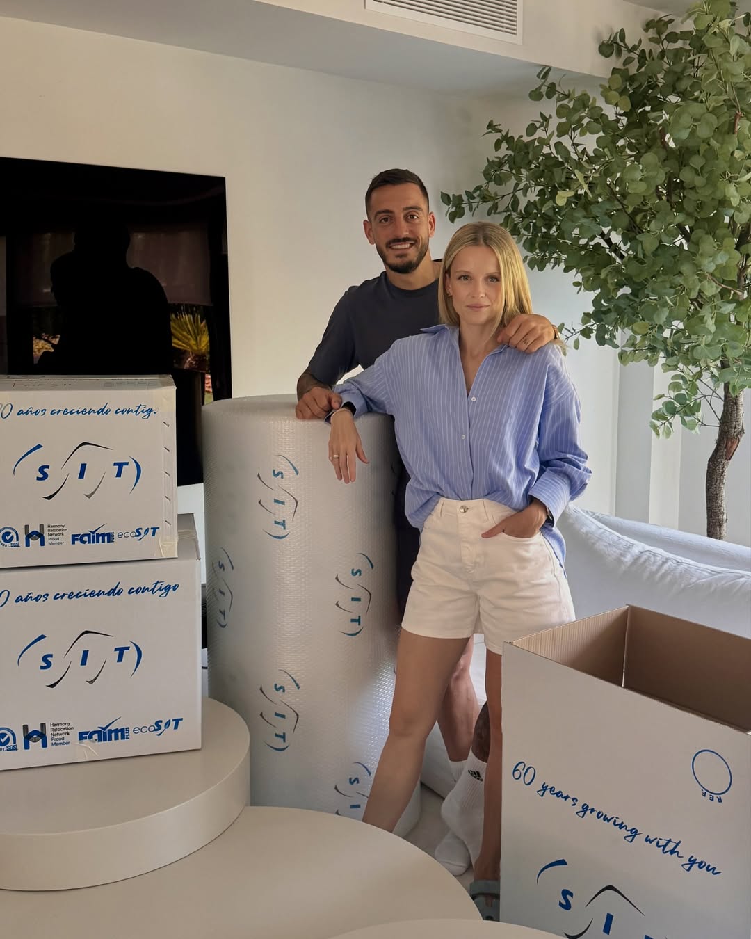 Joselu Mato y su pareja Melanie Cañizares | @joselumato