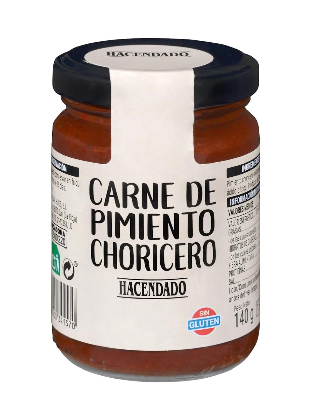 Carne de pimiento choricero Hacendado