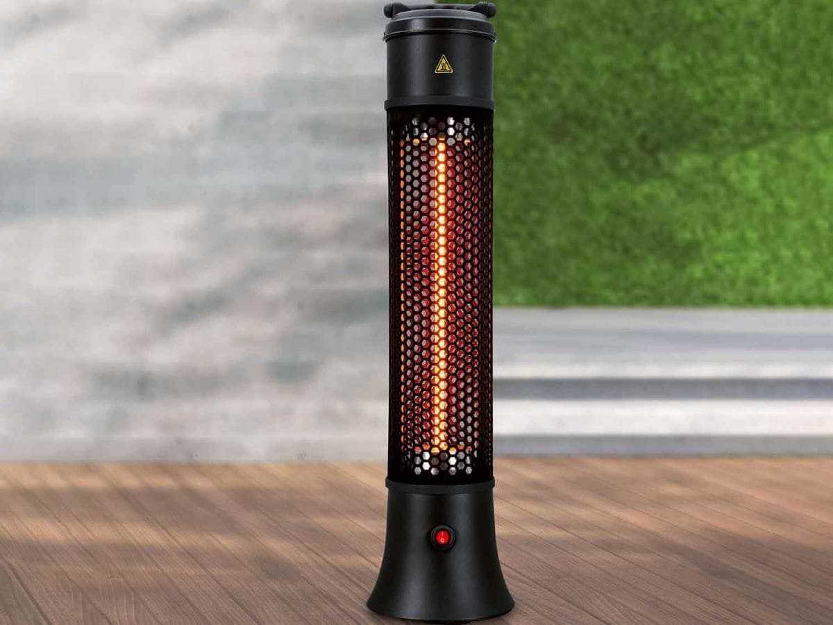 Calefactor halógeno de pie de 1200 W