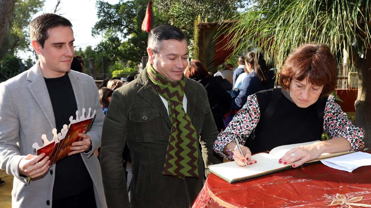 Recepción de ASAD con los Reyes Magos en el Zoológico de Jerez
