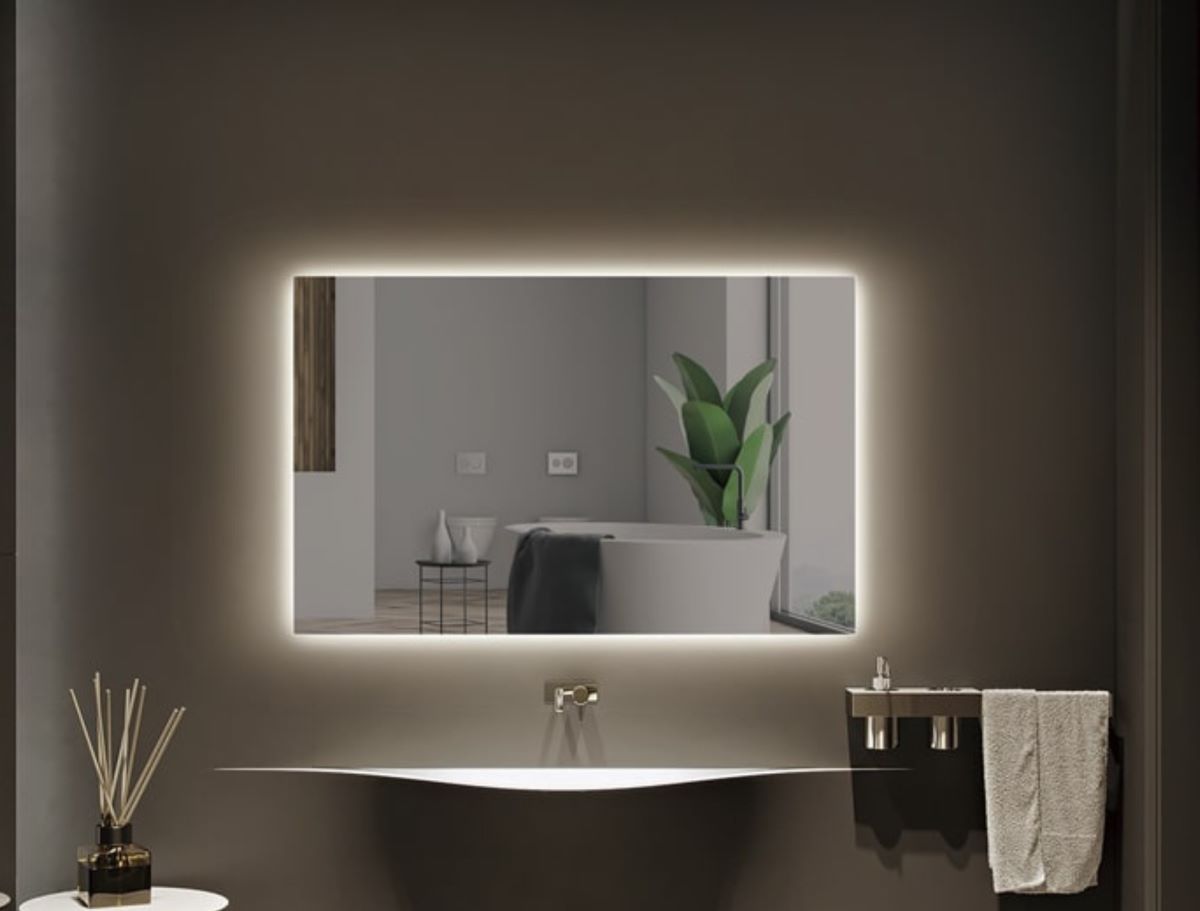 Espejo de baño con luz LED y función antivaho LEDIMEX de Leroy Merlin
