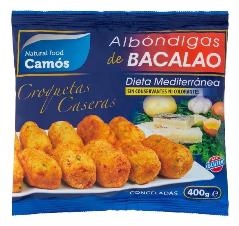 Albóndigas de bacalao Camós congeladas