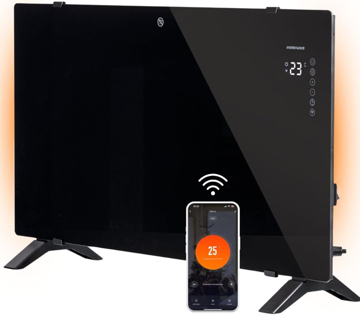 Radiador eléctrico con 2000 W Mellerware de Amazon