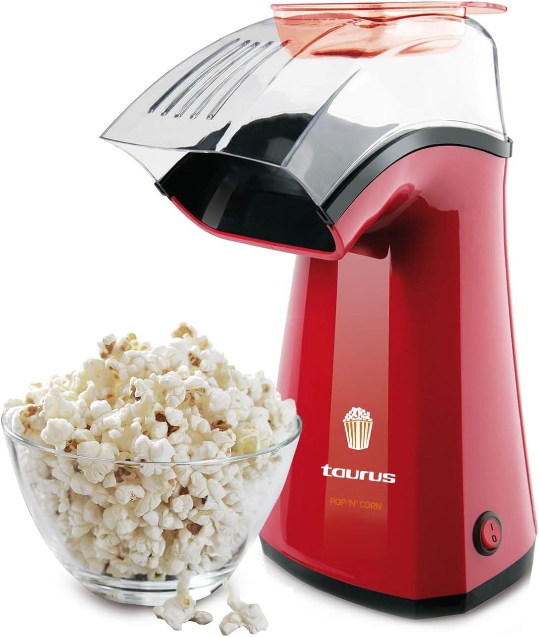 La máquina para hacer palomitas Pop'N'Corn con 1100 W de Taurus en Amazon