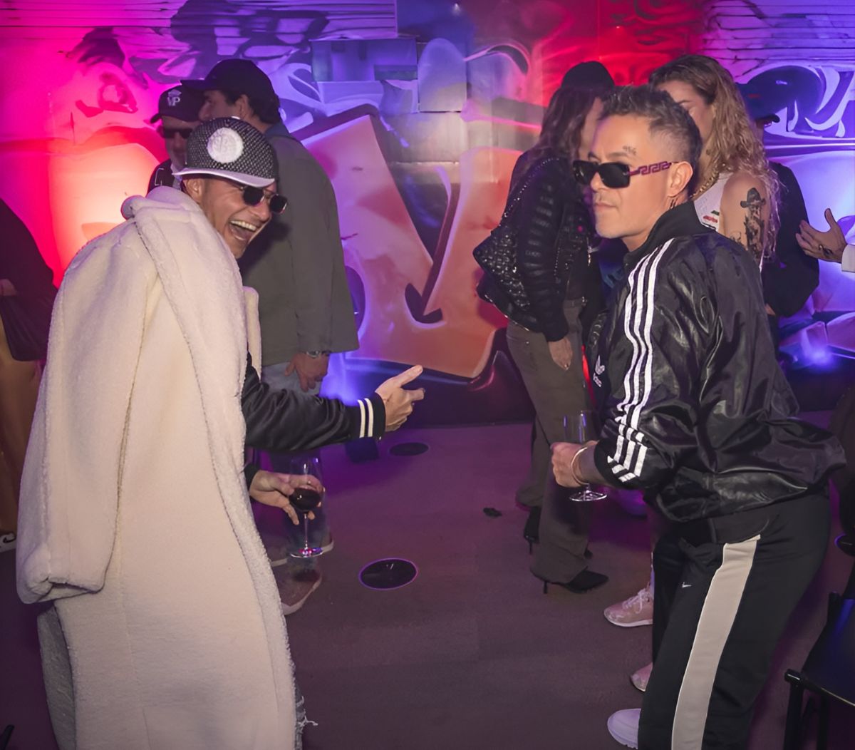 Joaquín Sánchez y Alejandro Sanz en su fiesta de cumpleaños | @alejandrosanz