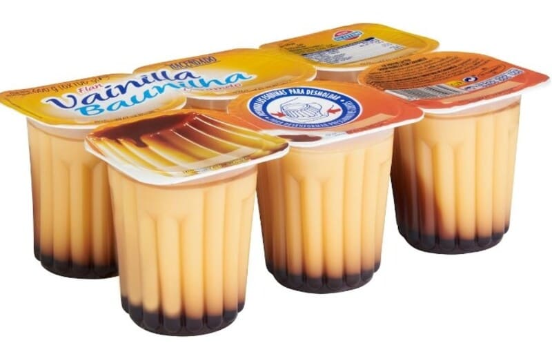 Flan de vainilla con caramelo Hacendado